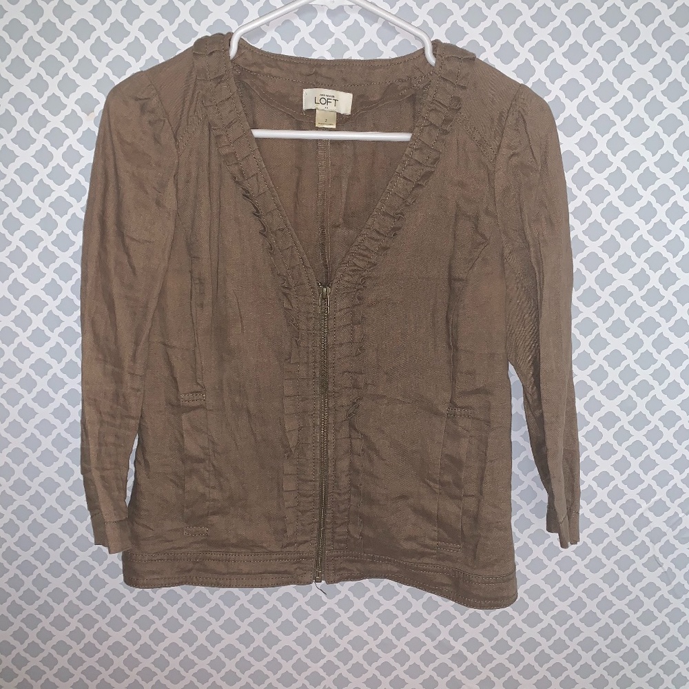 Ann Taylor Linen Jacket